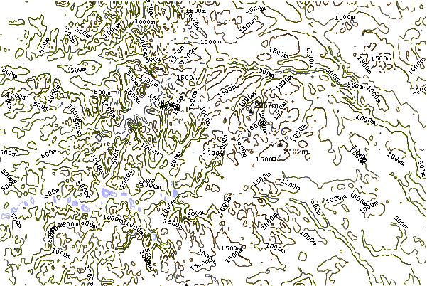 Mountain peaks around Austadbotntind-Riingstind