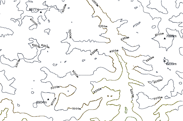 Mountain peaks around Avalanche Peak (India)