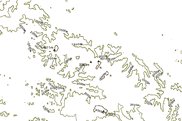 Mountain peaks around Avalanche Peak (Yukon)