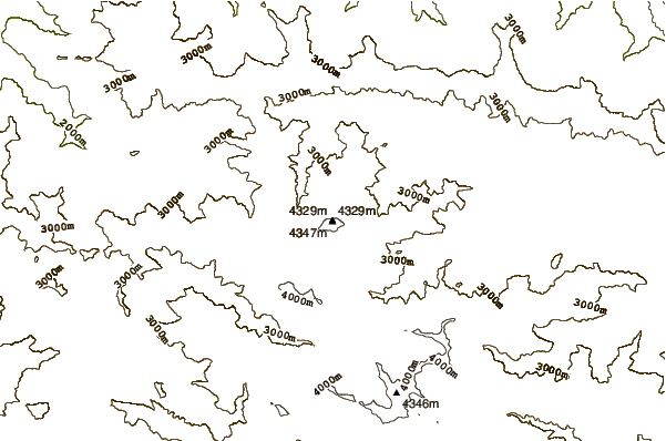 Mountain peaks around آزاد کوه‎‎