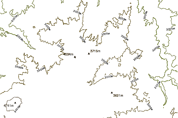 Mountain peaks around Azufral