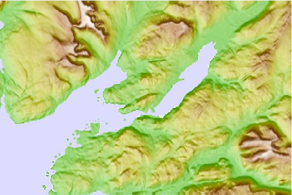 Surf breaks located close to Bad a' Chreamha