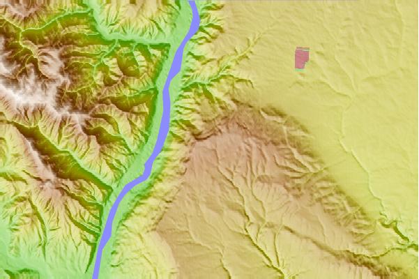 Surf breaks located close to Badger Mountain