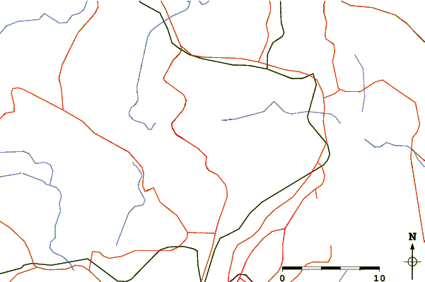 Roads and rivers around Bafi Refuge