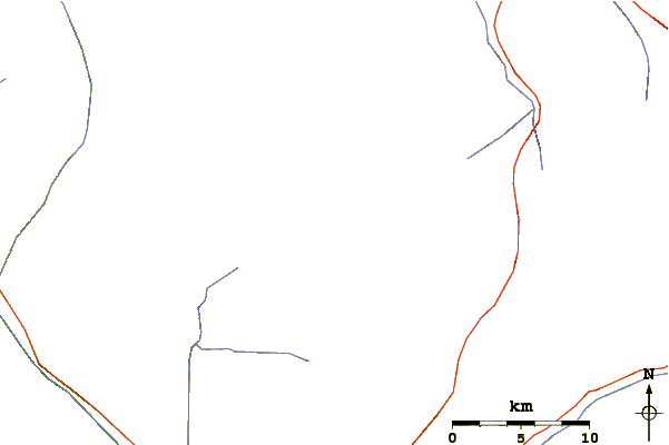 Roads and rivers around Bairiga (白日嘎)