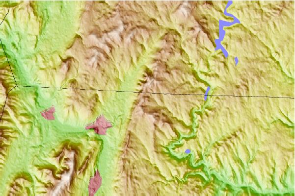 Surf breaks located close to Bakke Mountain