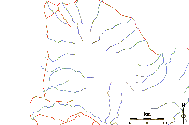 Roads and rivers around Balatocan