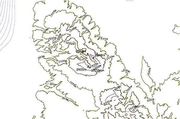 Mountain peaks around Balatukan