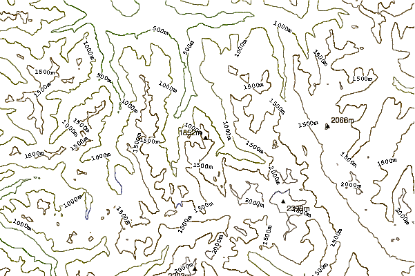 Mountain peaks around Bald Eagle