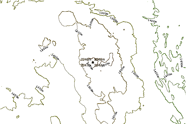 Mountain peaks around Bald Mountain (Oregon)