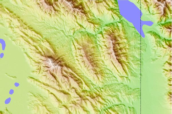 Surf breaks located close to Bald Mountain (Idaho)