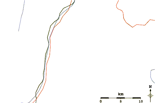 Roads and rivers around Balfrin