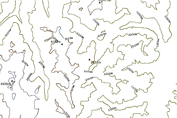 Mountain peaks around Balmahorn