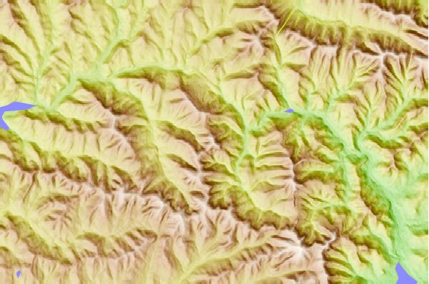 Surf breaks located close to Balsam Mountain (Ulster County, New York)