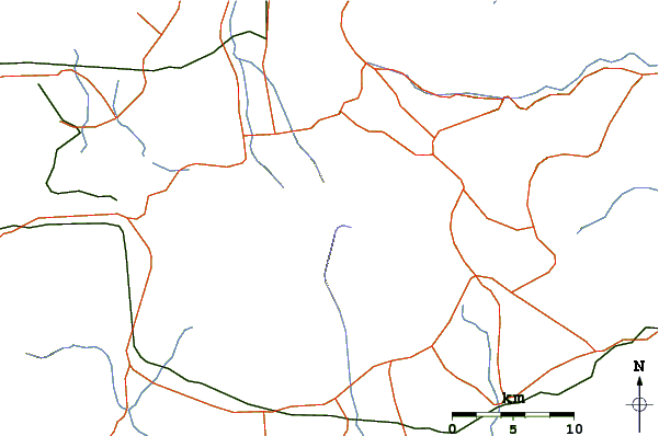 Roads and rivers around Banahaw