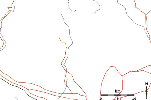 Roads and rivers around Bande Eysh