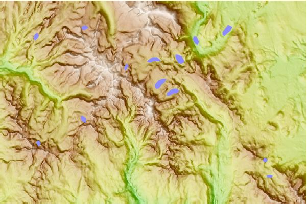 Surf breaks located close to Banner Peak