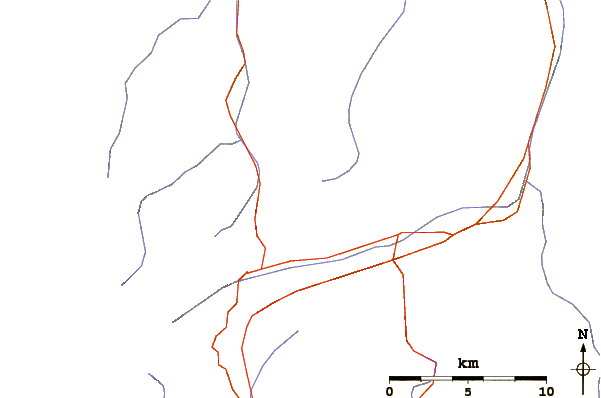 Roads and rivers around Bärenhorn