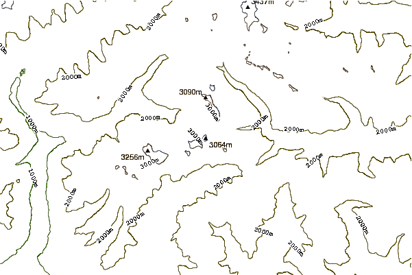 Mountain peaks around Barmer Spitze