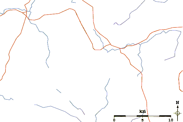 Roads and rivers around Barrow (Lake District)