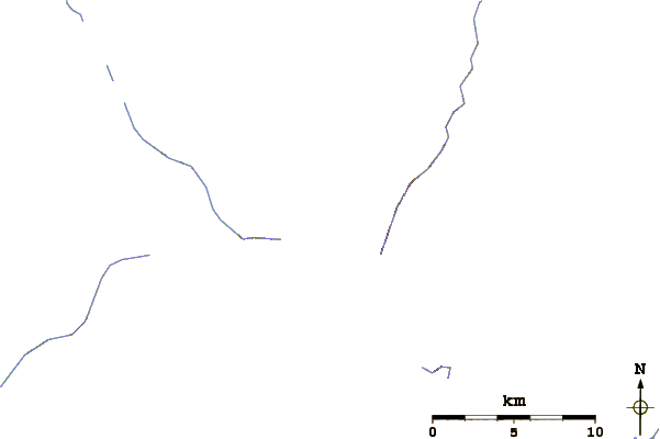 Roads and rivers around Bastion Peak