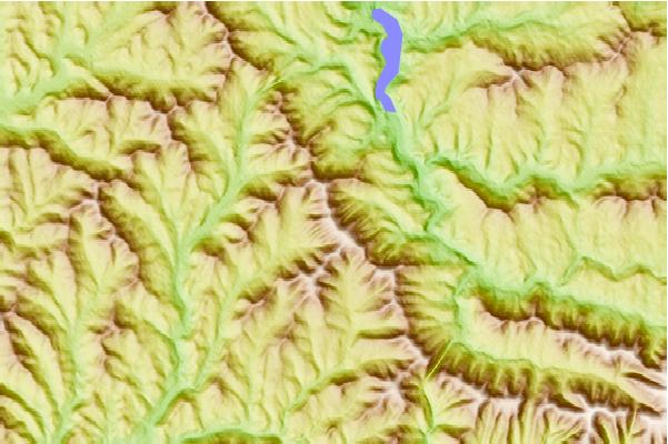 Surf breaks located close to Bearpen Mountain