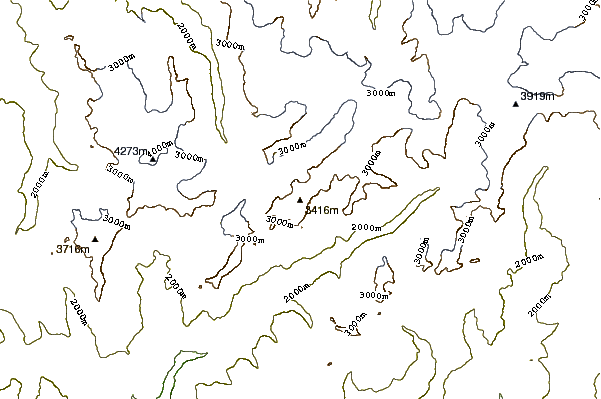 Mountain peaks around Bec d'Epicoune