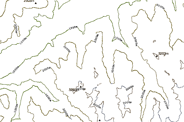 Mountain peaks around Bec de la Montau