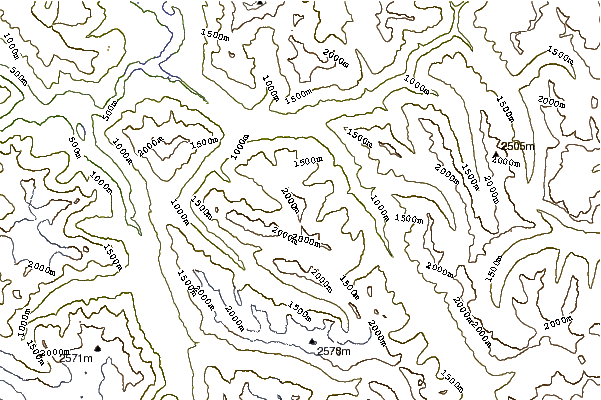 Mountain peaks around Beebe