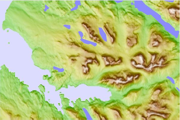 Surf breaks located close to Beinn Alligin