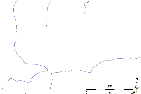 Roads and rivers around Beinn Bhrotain