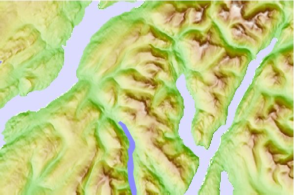 Surf breaks located close to Beinn Lochain