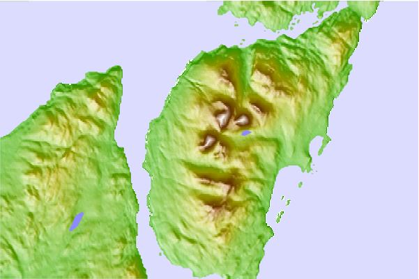 Surf breaks located close to Beinn a' Chaolais