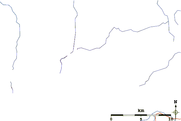 Roads and rivers around Beinn a' Chaorainn (Cairngorms)