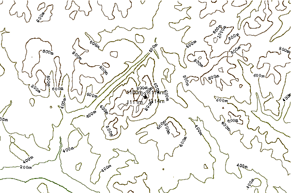 Mountain peaks around Beinn a' Ghlò