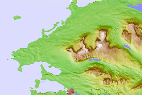 Surf breaks located close to Benbulben