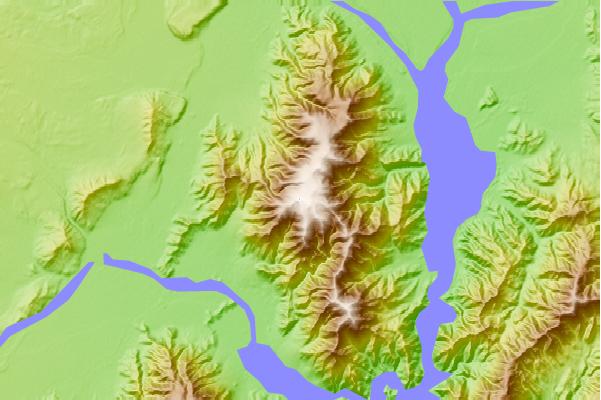 Surf breaks located close to Benmore Peak