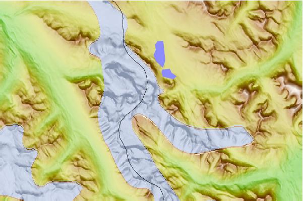 Surf breaks located close to Bennington Peak