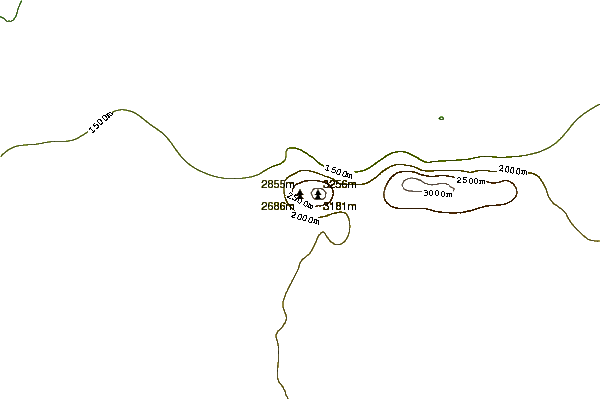 Mountain peaks around Berlin