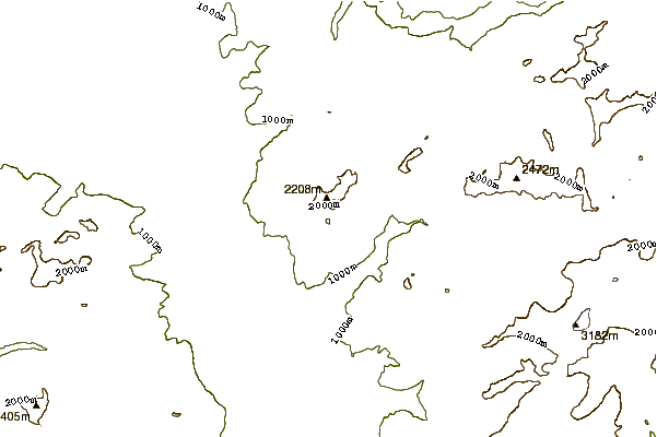 Mountain peaks around Berneuse