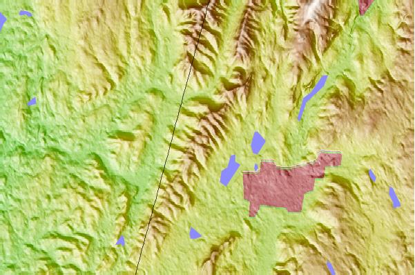 Surf breaks located close to Berry Mountain