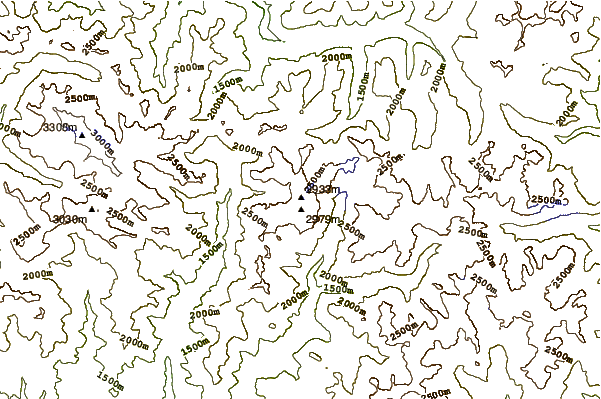 Mountain peaks around Besiberri Massif