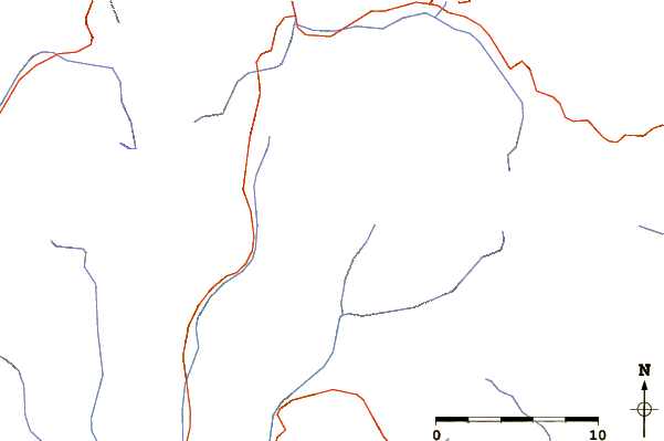 Roads and rivers around Besiberri Sud