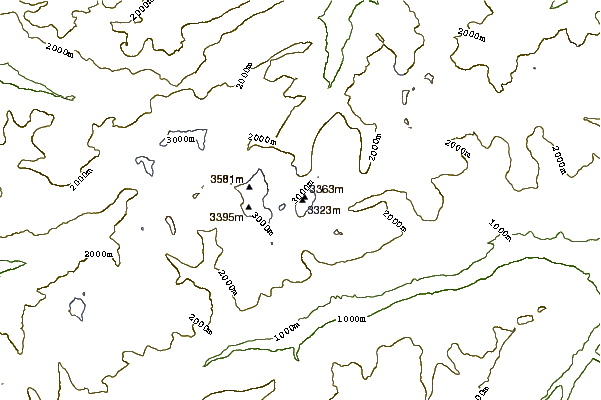 Mountain peaks around Bifertenstock