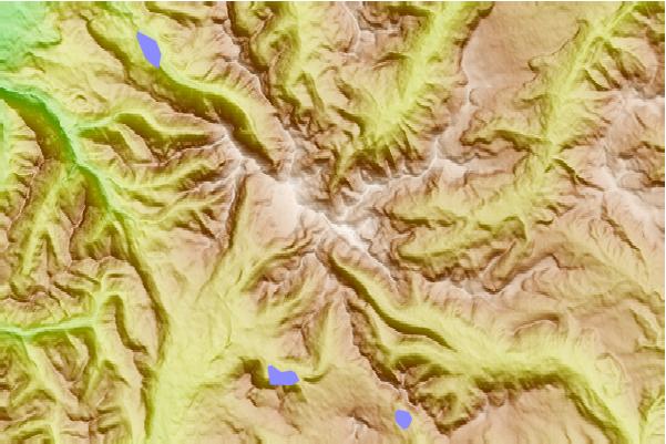 Surf breaks located close to Big Horn (Washington)