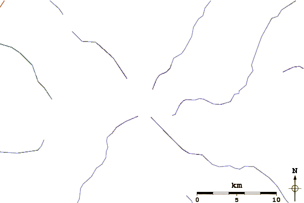 Roads and rivers around Big Horn (Washington)