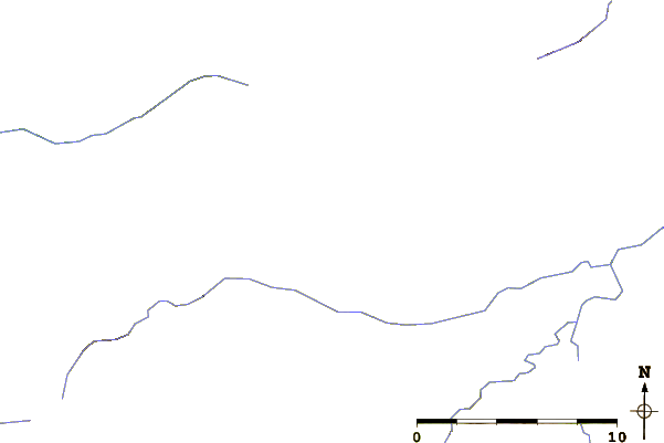 Roads and rivers around Big Shale Hill