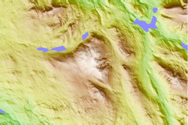 Surf breaks located close to Big Timothy Mountain