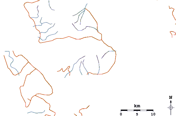 Roads and rivers around Biliran