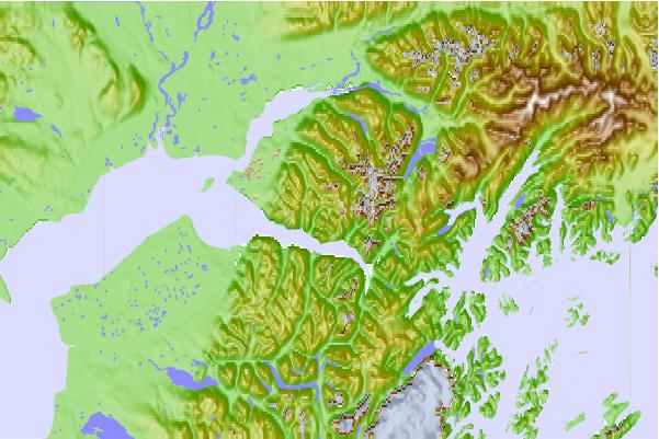 Surf breaks located close to Bird Peak